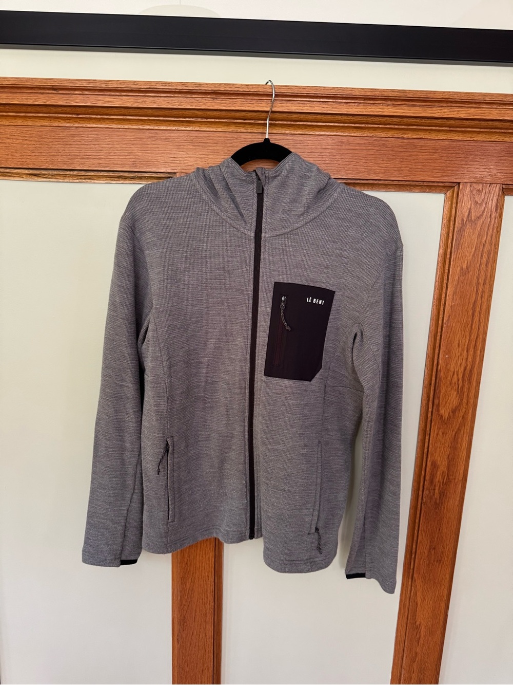Le Bent Full‑Zip Hoodie Wool Sweatshirt